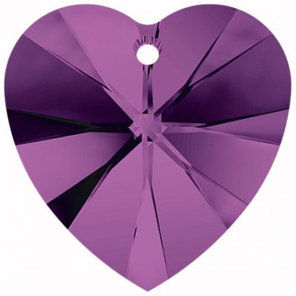 Swarovski® Crystals Heart 6228 10,3/10mm Amethyst