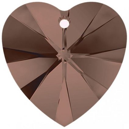 Swarovski® Crystals Heart 6228 10,3/10mm Bronze Shadow