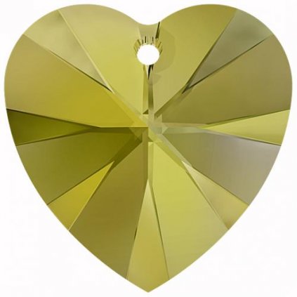 Swarovski® Crystals Heart 6228 10,3/10mm Iridescent Green