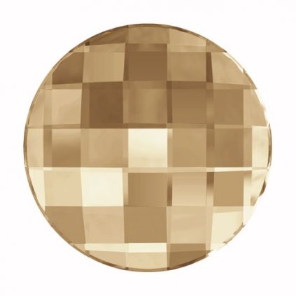 Swarovski® Crystals Chess Circle 2035 10mm Golden Shadow F