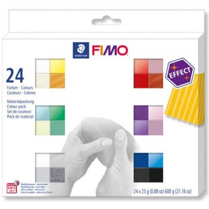 FIMO Efekt sada 24 farieb 25 g