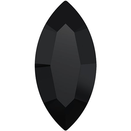 Swarovski® Crystals Navette 4228 15/7mm Jet