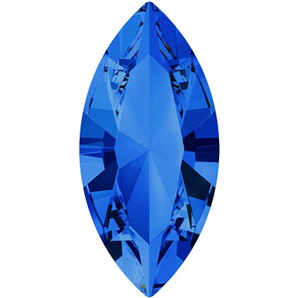 Swarovski® Crystals Navette 4228 8/4mm Sapphire F