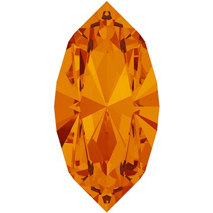 Swarovski® Crystals Navette 4228 8/4mm Tangerine F
