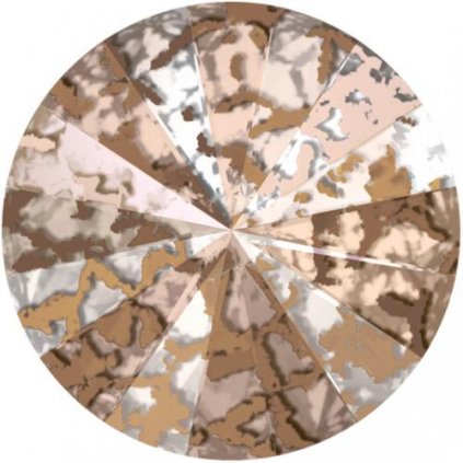 Swarovski® Crystals Rivoli 1122 14mm Rose Patina F