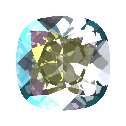 Swarovski® Crystals Square 4470 12mm Crystal AB