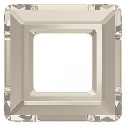 Swarovski® Crystals Square Ring 4439 14mm Silver Shade