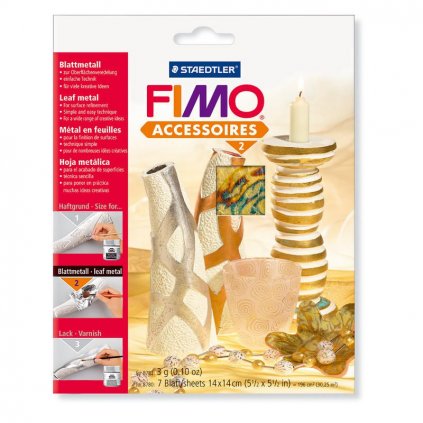 FIMO kovové plátky abalone