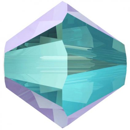 Swarovski® Crystals Xilion Beads 4mm Aquamarine Shimmer2x