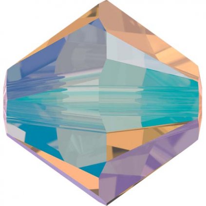 Swarovski® Crystals Xilion Beads 4mm Light Colorado Topaz Shimmer2x