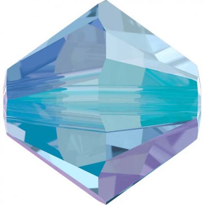 Swarovski® Crystals Xilion Beads 4mm Light Sapphire Shimmer2x