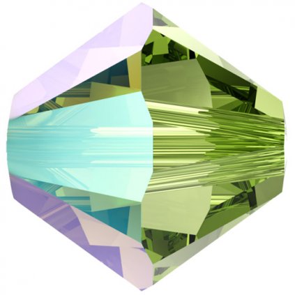 Swarovski® Crystals Xilion Beads 5328 4mm Peridot Shimmer