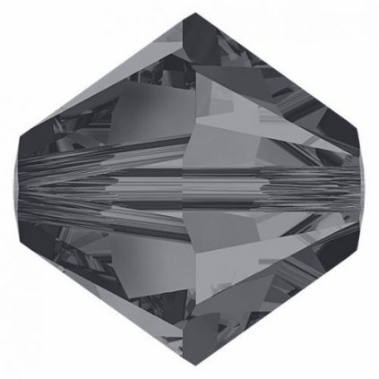 Swarovski® Crystals Xilion Beads 5328 4mm Sivler Night