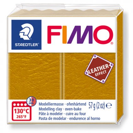FIMO Leather Effect 179 okrová