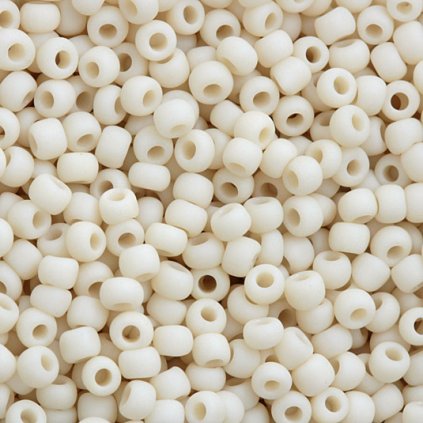 TOHO Round 11/0 Frosted Light Beige