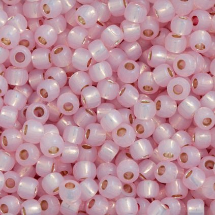 TOHO Round 11/0 Permanent Finisch Silver Lined Milky Baby Pink