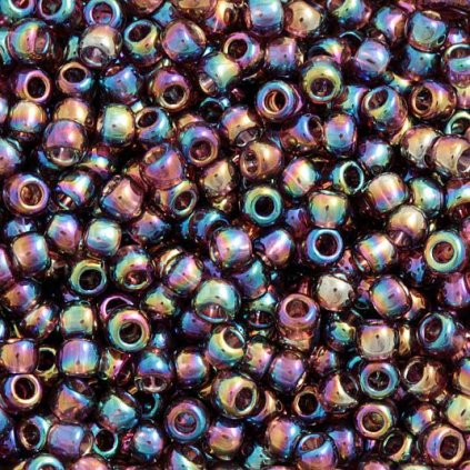 TOHO Round 11/0 Silver Lined Rainbow Amethyst
