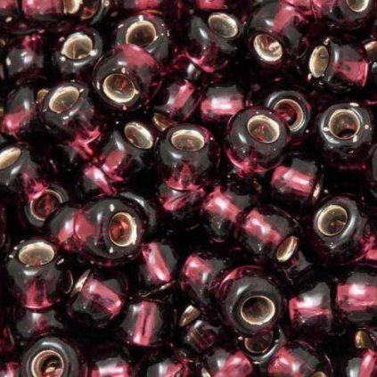 TOHO Round 6/0 Silver/Amethyst Lined