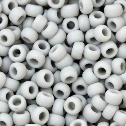 TOHO Round 8/0 Frosted Gray