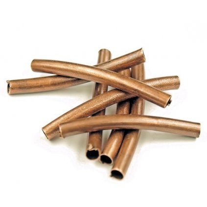 Trubička kovová 2x20mm stará meď