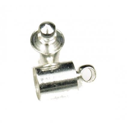 Vlepovacia koncovka striebro