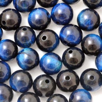 Tigrie oko modré 8mm (1ks)