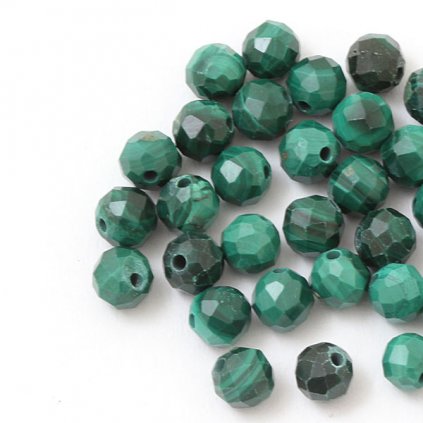 Malachit 4mm brúsený (1ks)