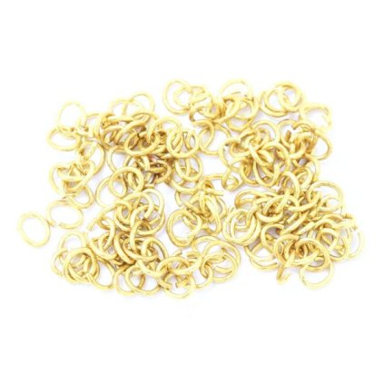 Spojovací oválik 1,9x3,4/0,7mm Ag 925/1000 0,04g gold plating 24Kt
