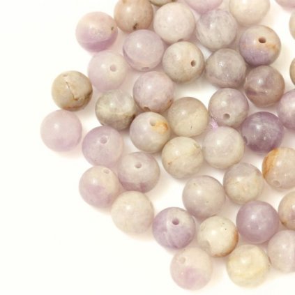Jadeit levanduľový 8mm (1ks)