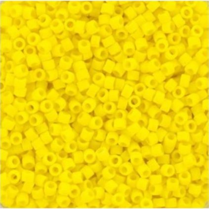 Miyuki Delica 11/0 opaque matte yellow (DB-751)