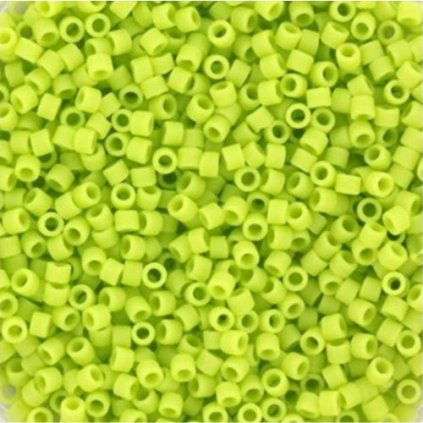 Miyuki Delica 11/0 opaque matte chartreuse (DB-763)