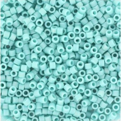 Miyuki Delica 11/0 opaque matte ab turquoise green (DB-878)