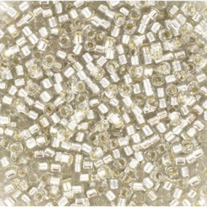 Miyuki Delica 11/0 silverlined gray mist  (DB-1211)