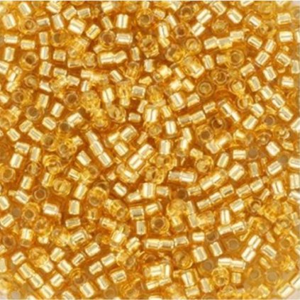 Miyuki Delica 11/0 silverlined gold (DB-42)