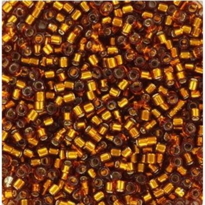 Miyuki Delica 11/0 silverlined dark topaz (DB-144)
