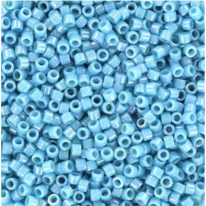 Miyuki Delica 11/0 opaque luster medium turquoise (DB-218)