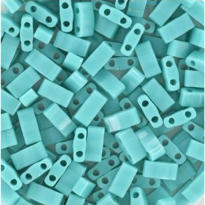 Miyuki Half Tila 5/2,4mm opaque turquoise green (HTL-412)