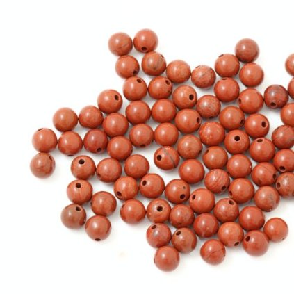 Jaspis červený 4mm (1ks)