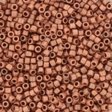 Miyuki Delica 11/0 plated matte copper (DB-340)