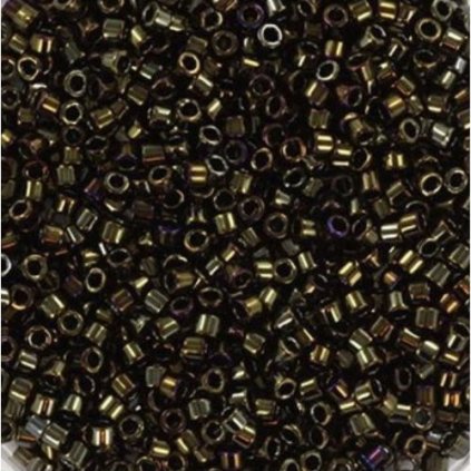 Miyuki Delica 11/0 metallic iris brown (DB-7)