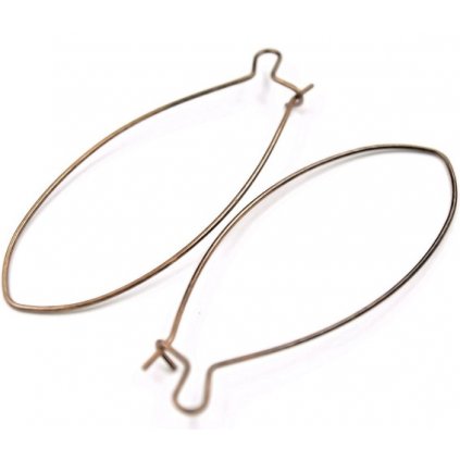 Háčik zatváracie 45mm stará meď