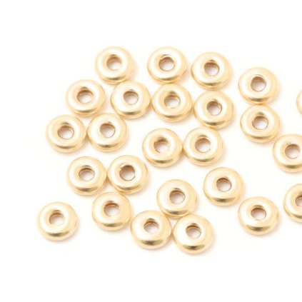 Korálik rondelka 3,5mm Ag925 rose gold
