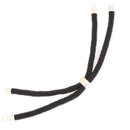 Sťahovací náramok 4mm čierna
