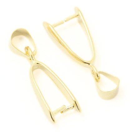 Šlupna 20/9mm gold plating 24kt