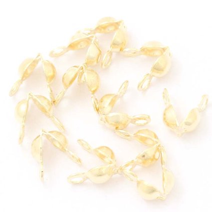 Kalota s očkami MINI 3mm chirurgická oceľ gold plating 24kt