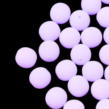 Korálok krčený gulička 8mm fialová 92945/Neon Bondeli (20ks)