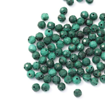 Malachit 3mm brúsený (1ks)