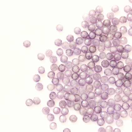 Kubická Zirconia 2mm brúsená fialová (10ks)