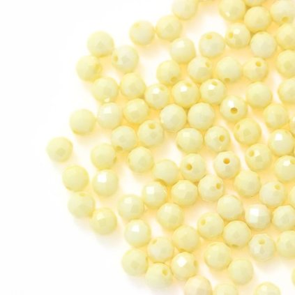 Kubická Zirconia 3mm brúsená žltá sýta (10ks)