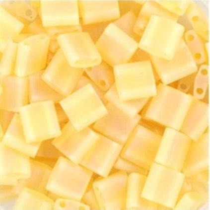 Miyuki Tila 5/5mm transparant matte ab light topaz (TL-132FR)